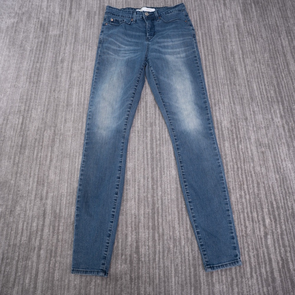 Signature by Levi Strauss Totally Shaping Skinny Jeans Womens 8L Blue Excellent